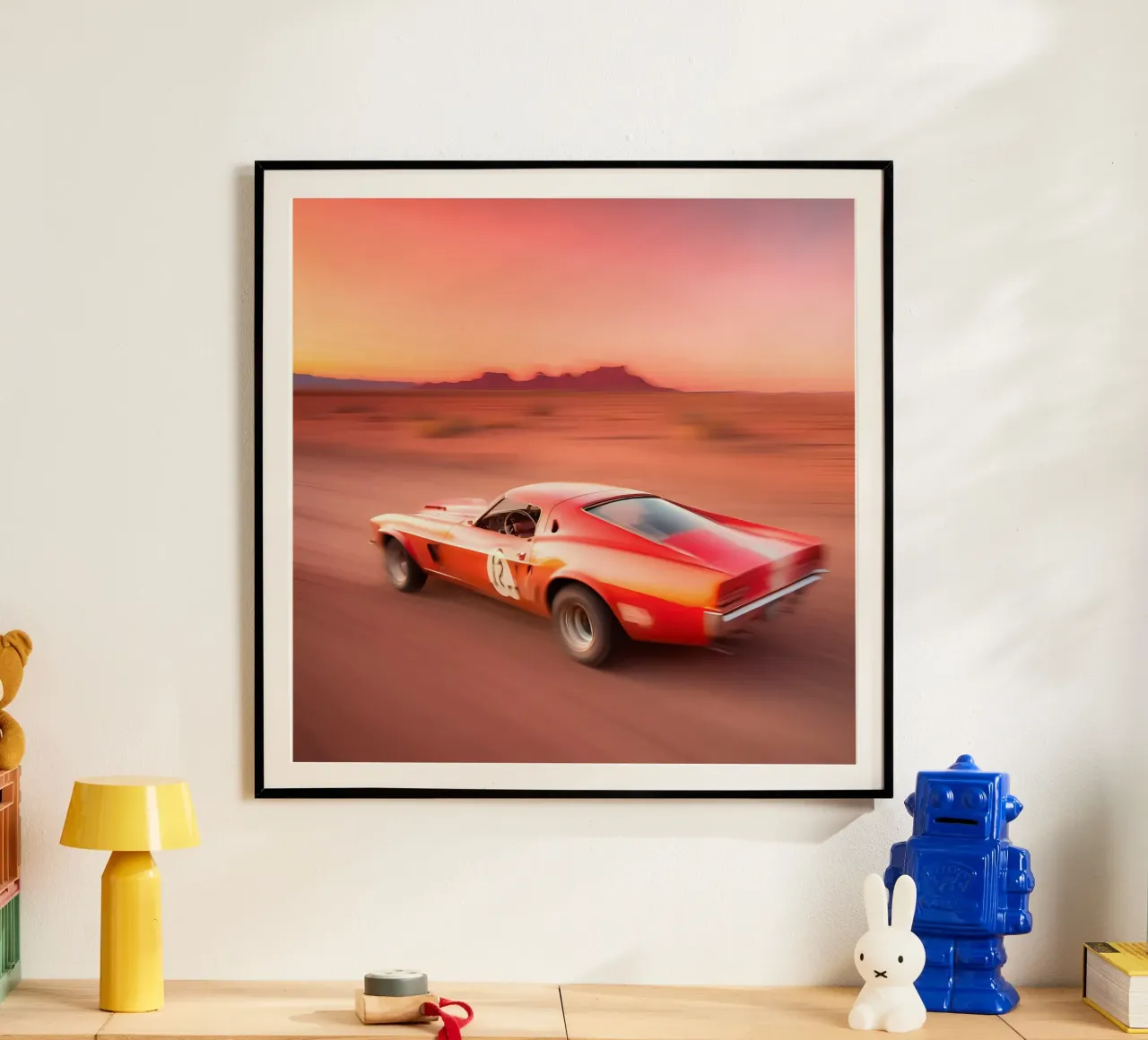 Velocity poster con telaio in plastica da ICONICA Art Studio
