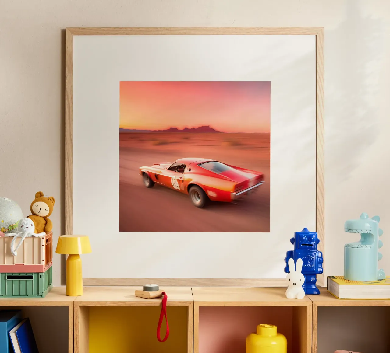 Velocity poster con telaio in plastica da ICONICA Art Studio