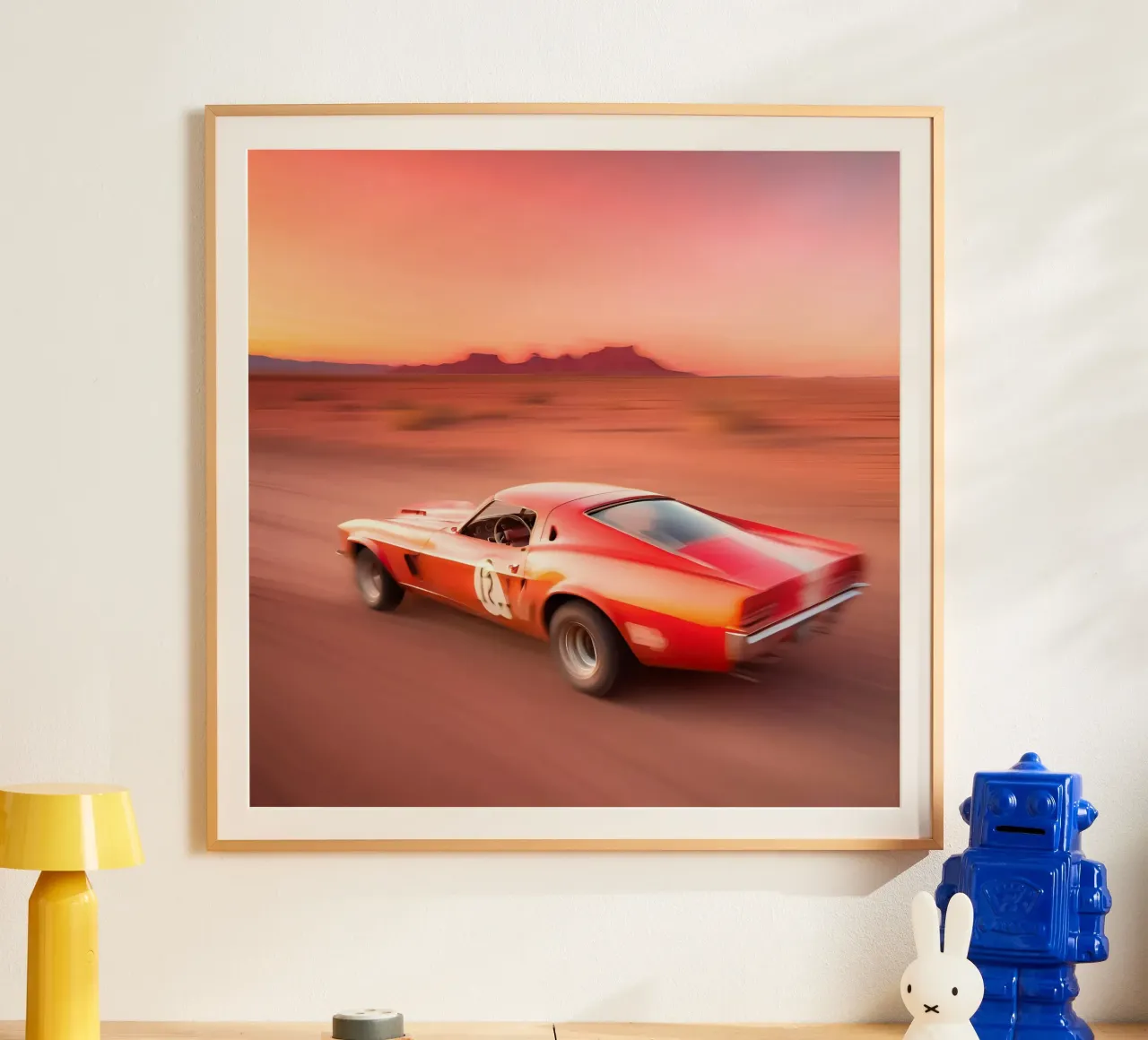 Velocity poster con telaio in plastica da ICONICA Art Studio