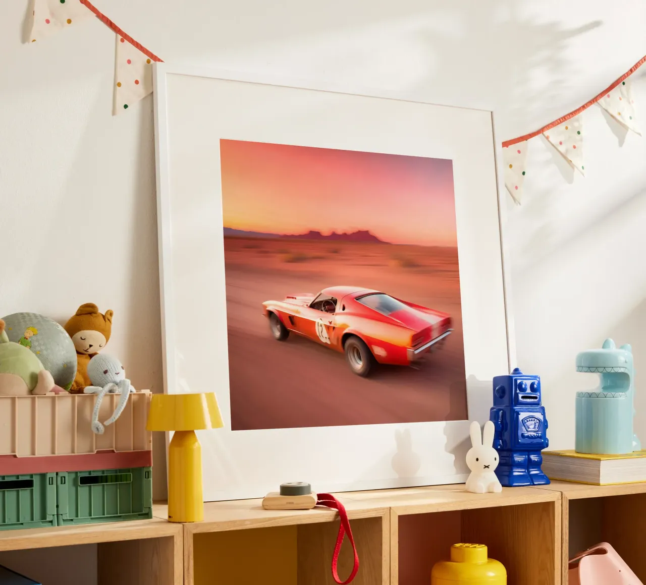 Velocity poster con telaio in plastica da ICONICA Art Studio
