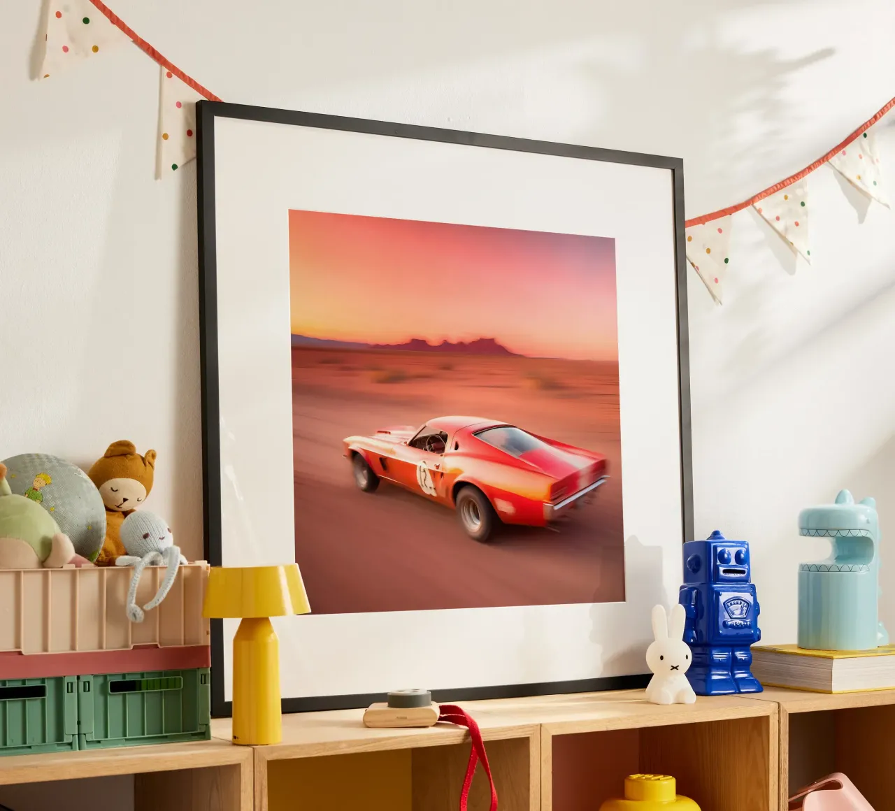Velocity poster con telaio in plastica da ICONICA Art Studio
