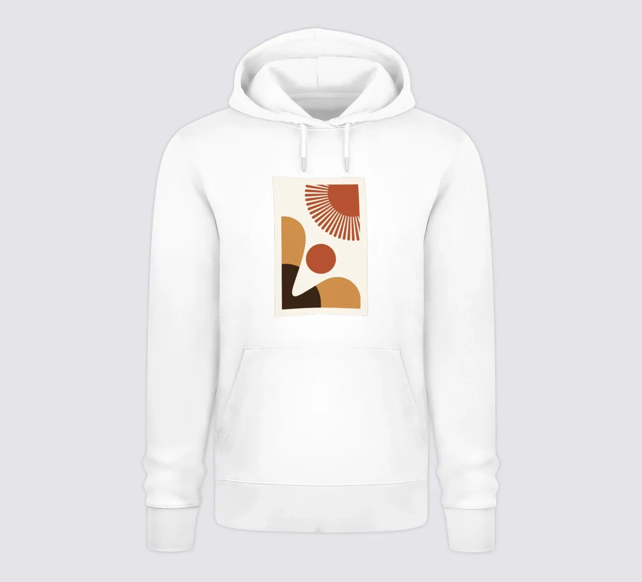Desert Sunburst Abstract felpa con cappuccio da LisaArtes