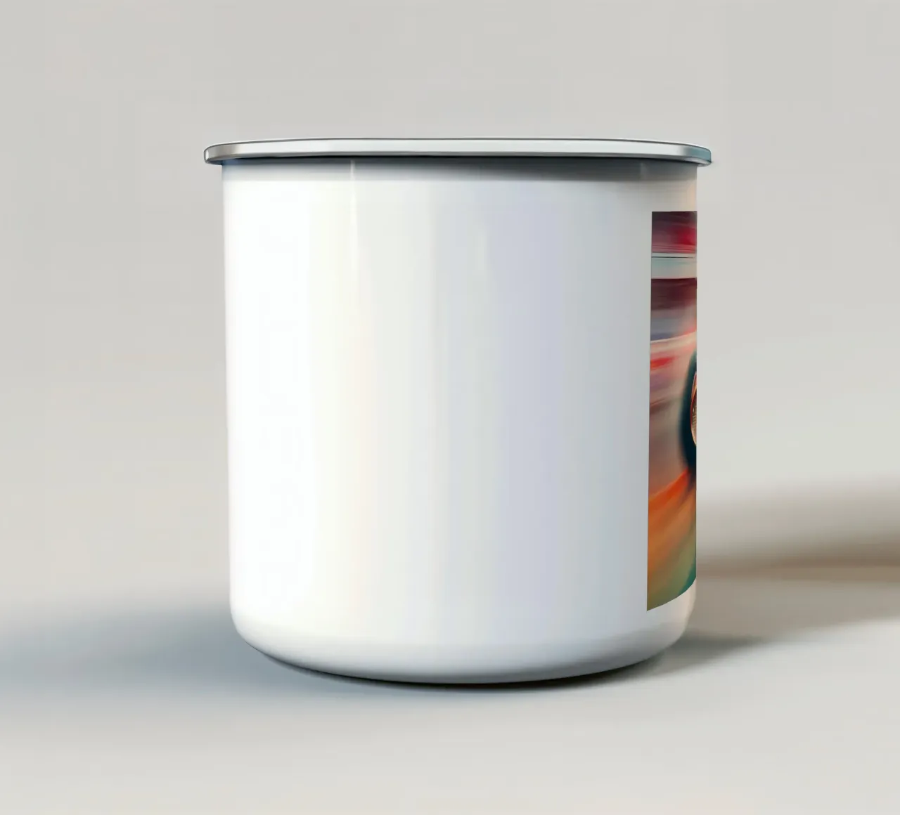 Le Mans tazza in smalto da ICONICA Art Studio