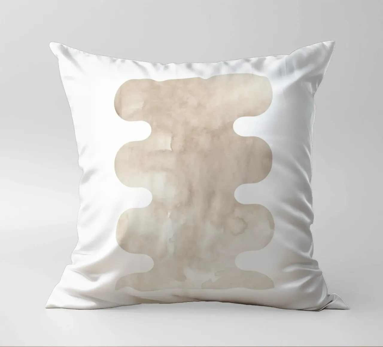 Forme geometriche ad acquerello 3 cuscino da NouveauPrints
