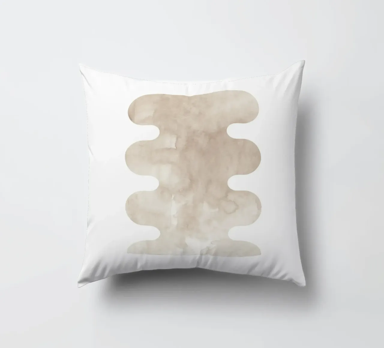 Forme geometriche ad acquerello 3 cuscino da NouveauPrints