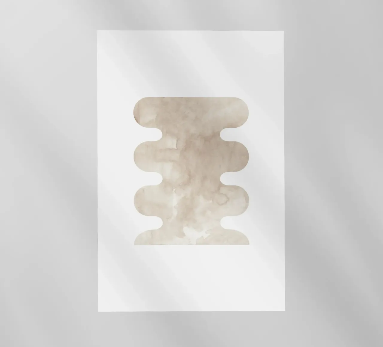Forme geometriche ad acquerello 3 pellicola backlit da NouveauPrints