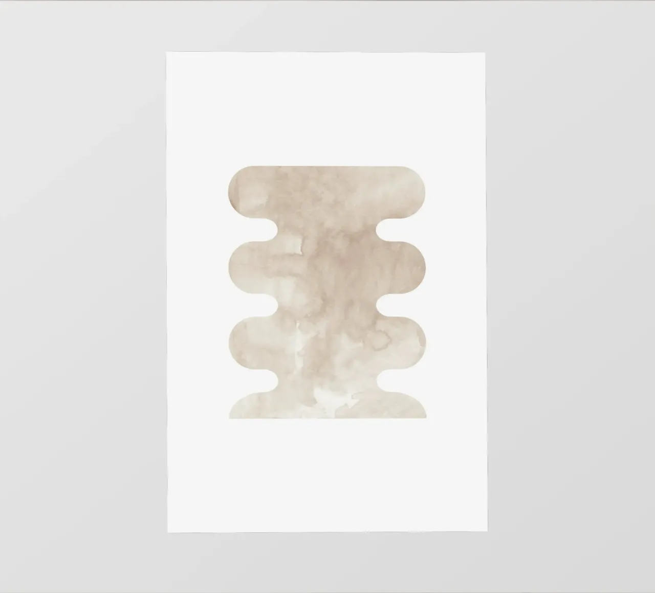 Forme geometriche ad acquerello 3 pellicola backlit da NouveauPrints