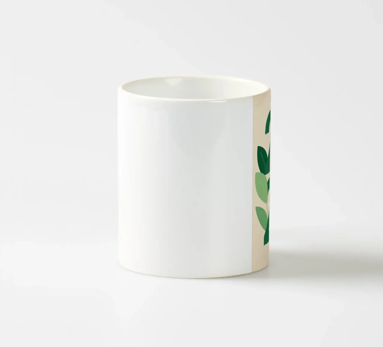 Year 2026 with leaf nature tazza in ceramica da knowledge