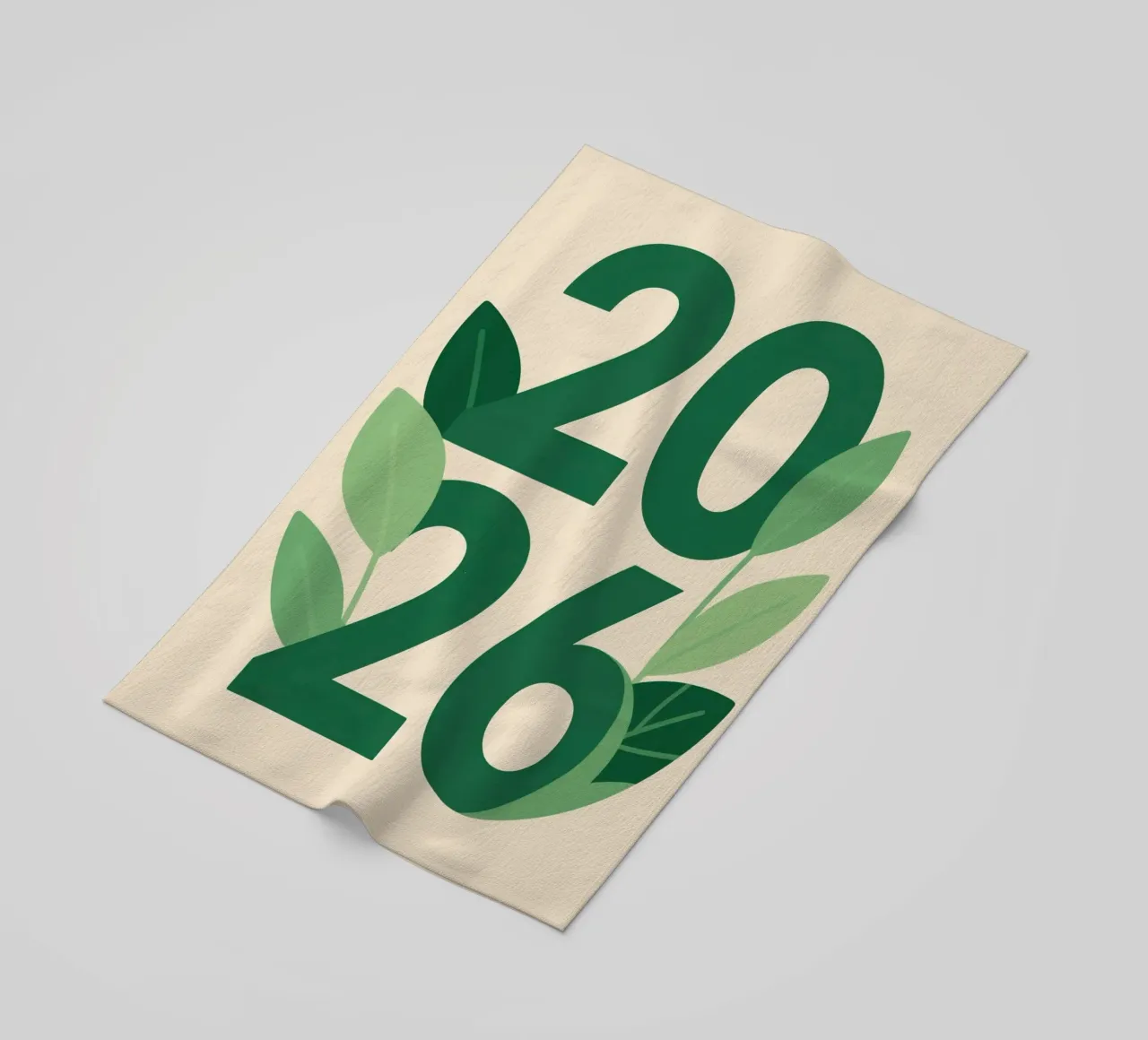 Year 2026 with leaf nature telo mare da knowledge