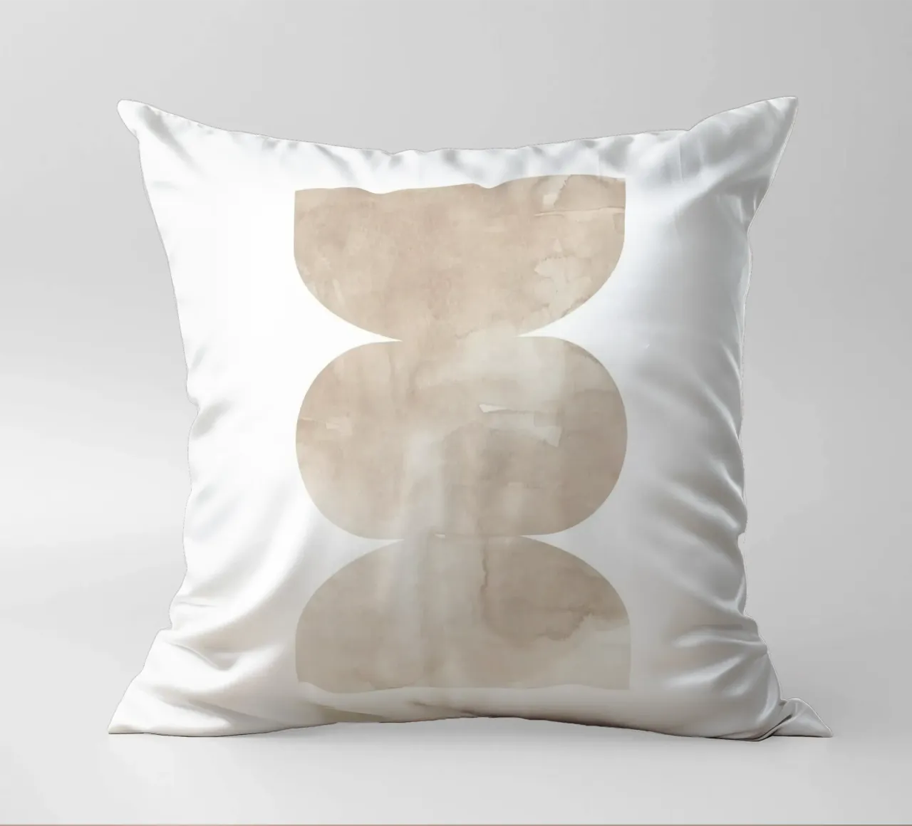 Forme geometriche ad acquerello 4 cuscino da NouveauPrints