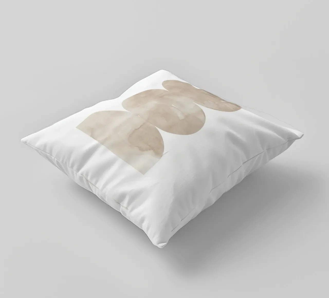 Forme geometriche ad acquerello 4 cuscino da NouveauPrints