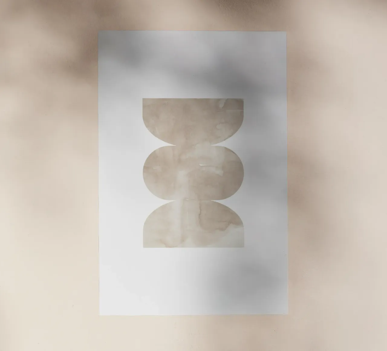 Forme geometriche ad acquerello 4 pellicola backlit da NouveauPrints