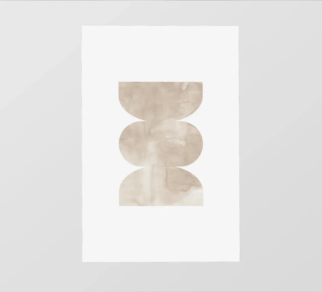 Forme geometriche ad acquerello 4 pellicola backlit da NouveauPrints