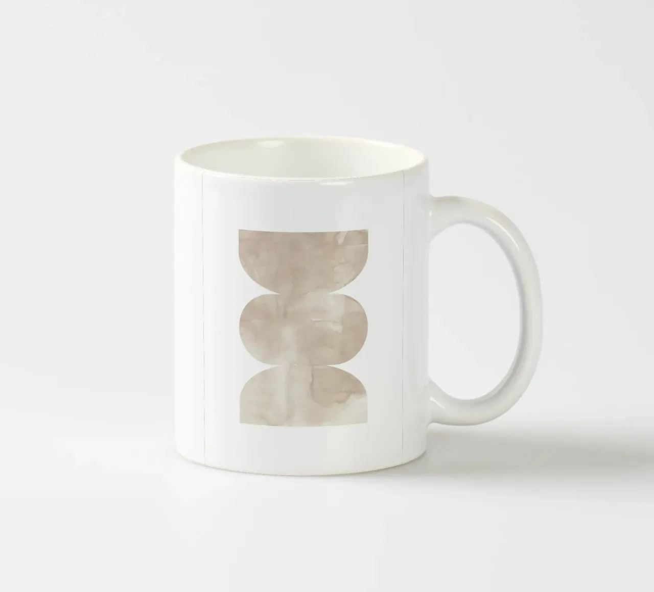 Forme geometriche ad acquerello 4 tazza in ceramica da NouveauPrints