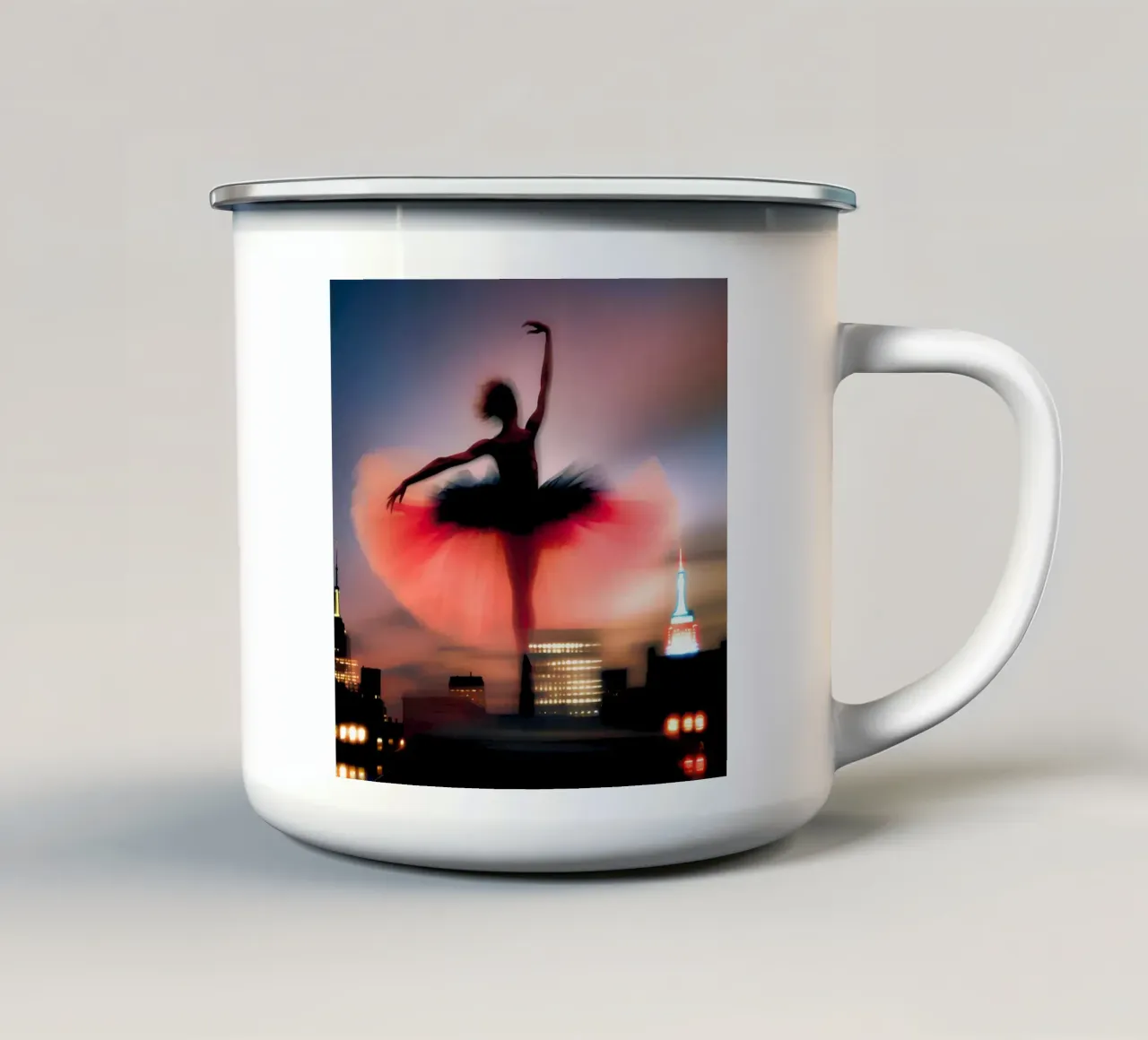 La Valseuse tazza in smalto da ICONICA Art Studio