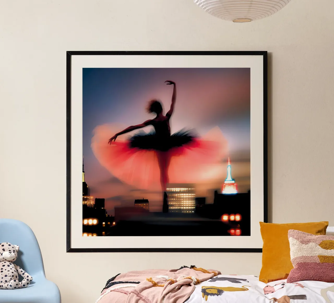 La Valseuse poster con telaio in alluminio da ICONICA Art Studio