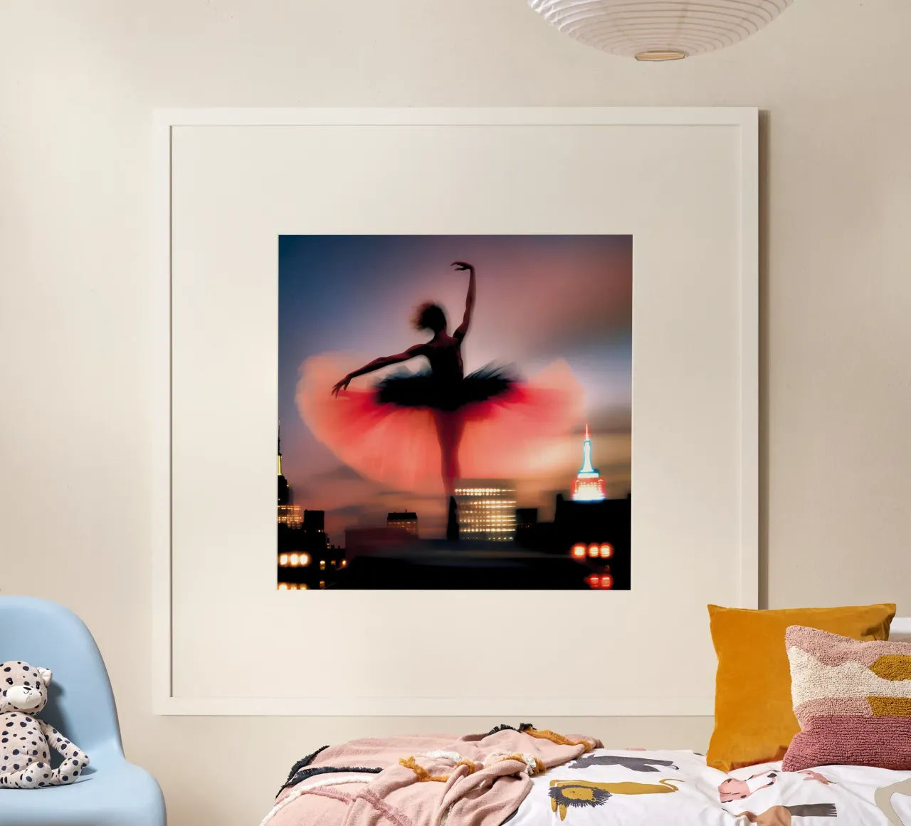La Valseuse poster con telaio in alluminio da ICONICA Art Studio
