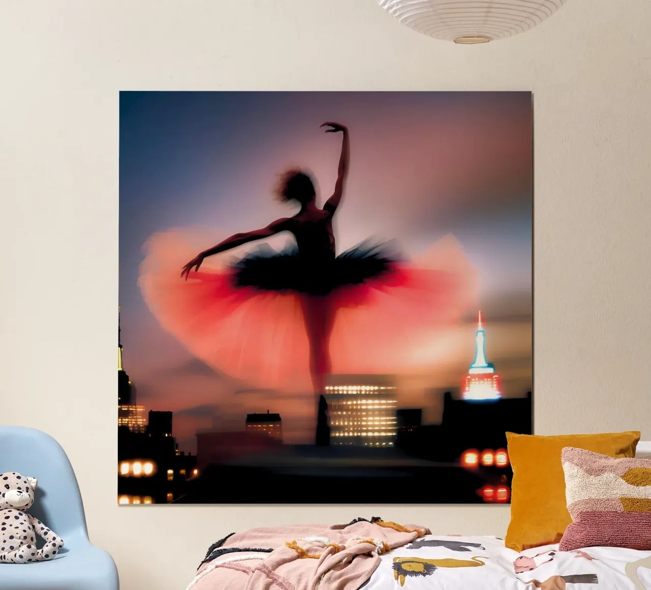 La Valseuse poster con telaio in alluminio da ICONICA Art Studio