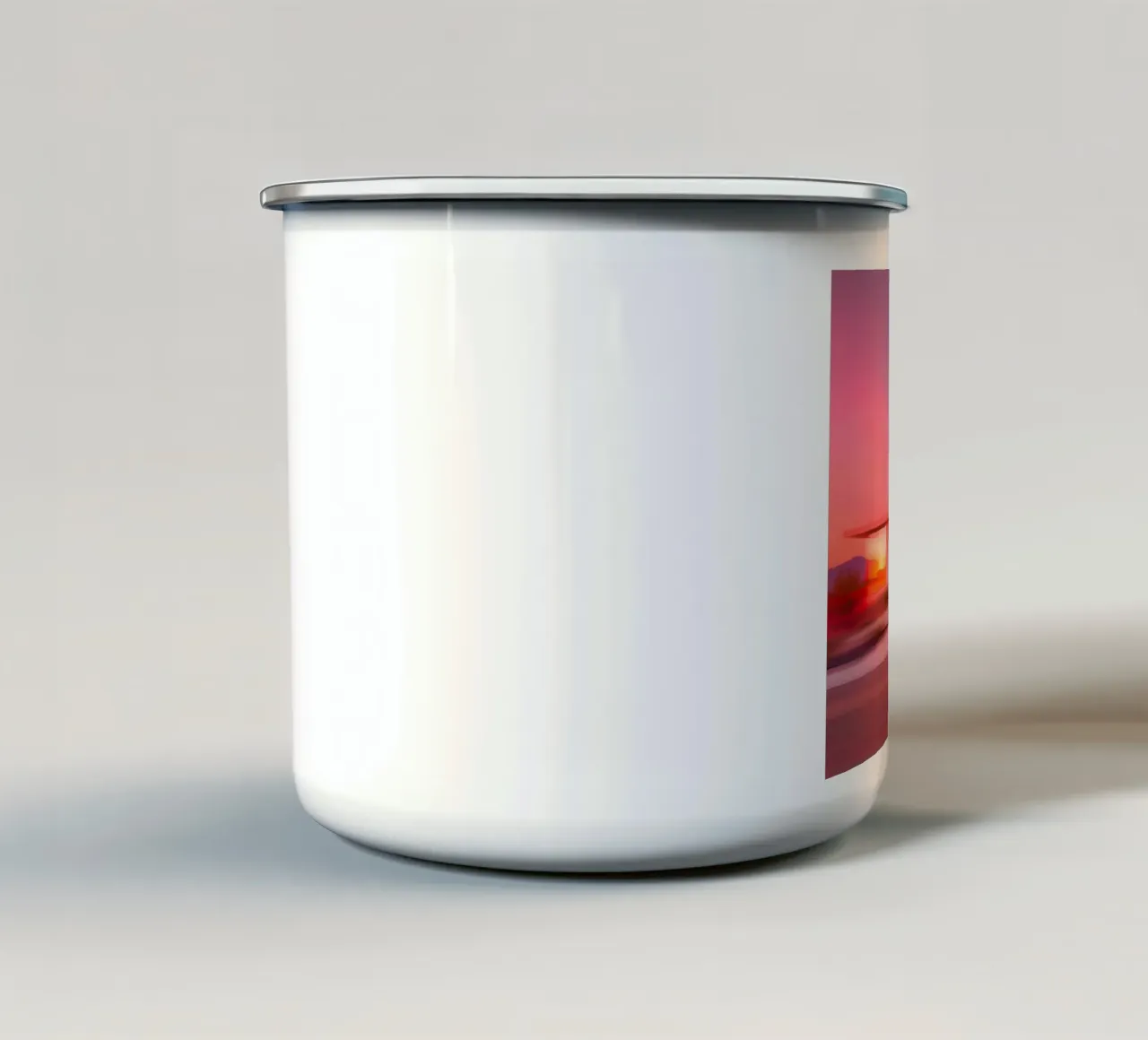 La Maison Rose tazza in smalto da ICONICA Art Studio