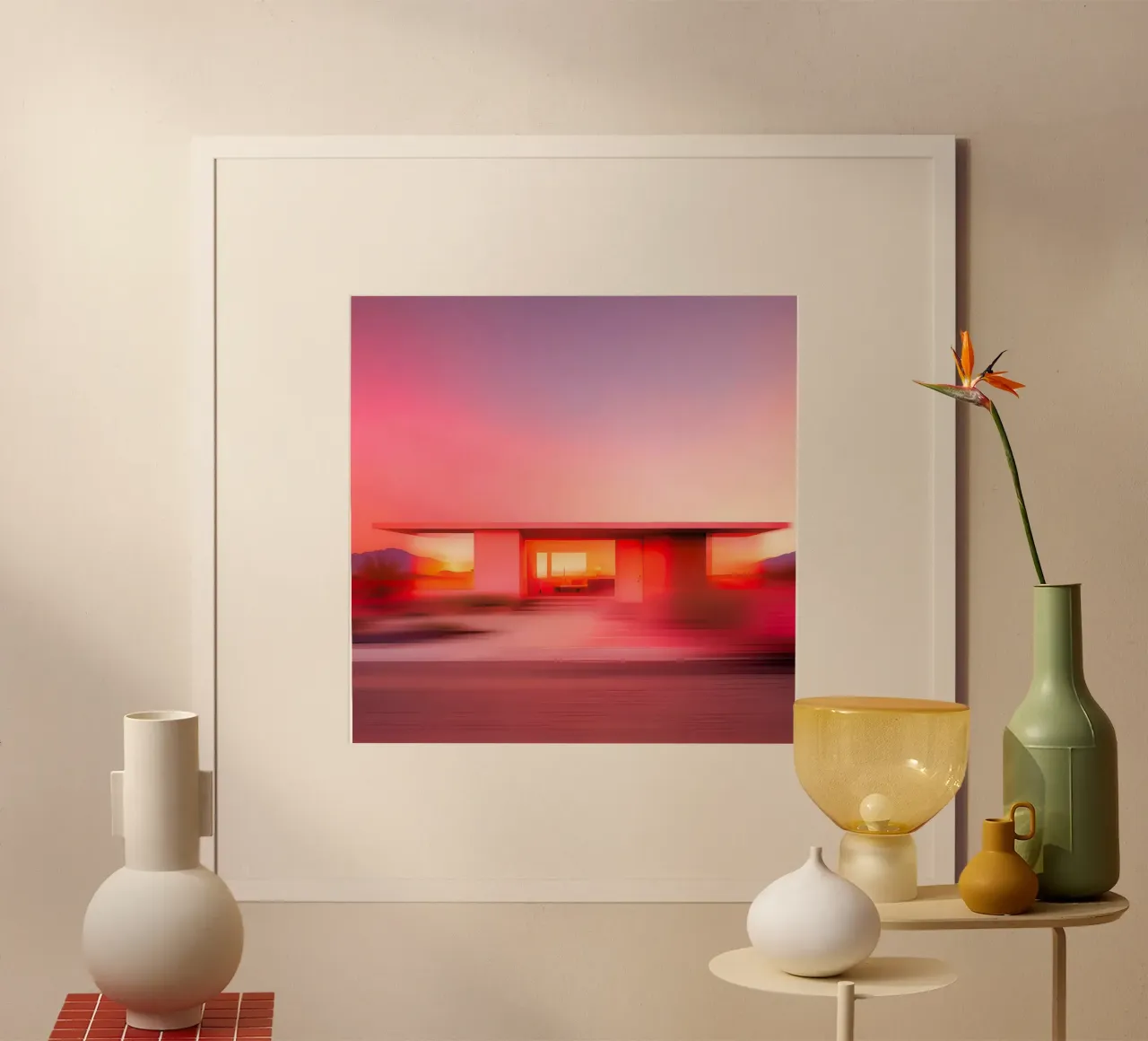 La Maison Rose poster da ICONICA Art Studio