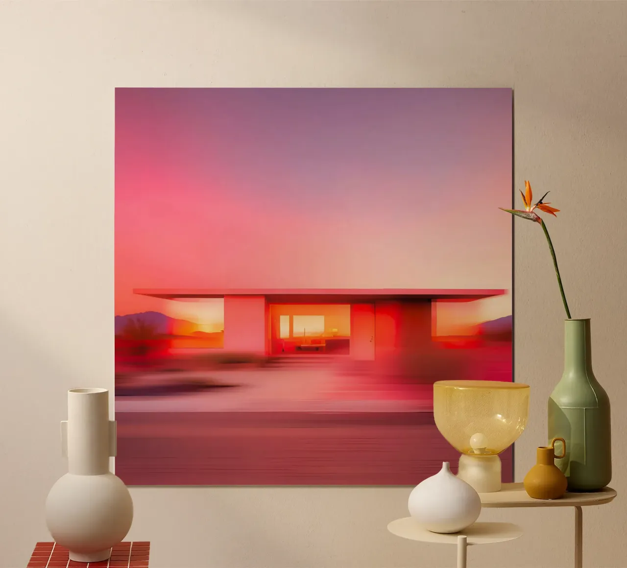 La Maison Rose poster da ICONICA Art Studio