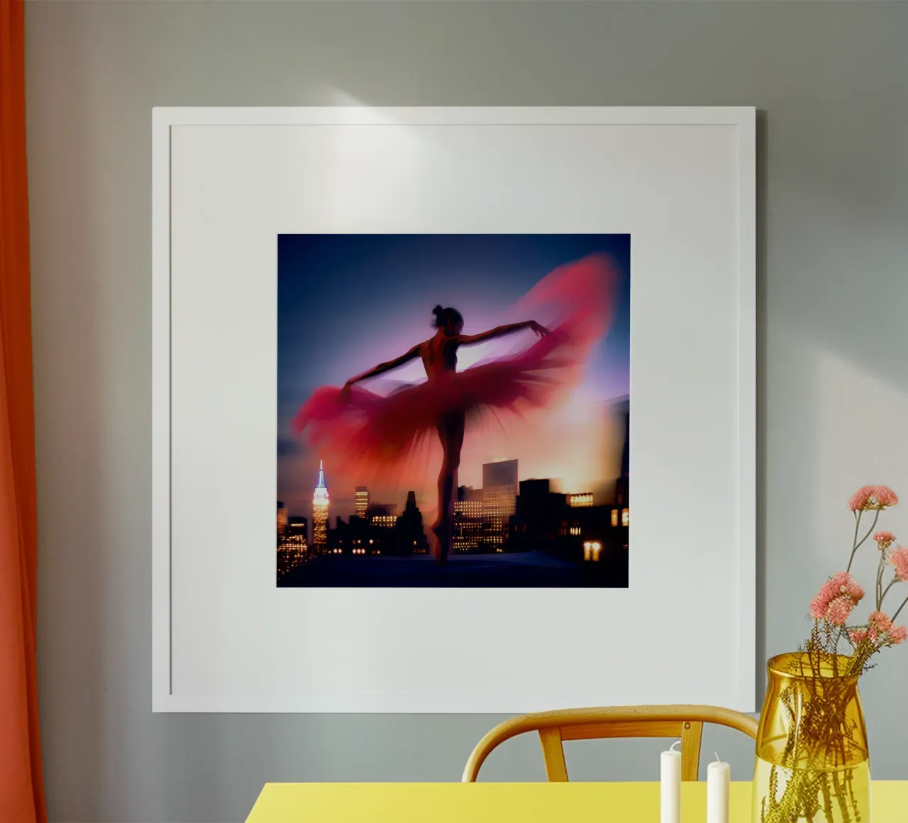 Ballare sui tetti poster da ICONICA Art Studio