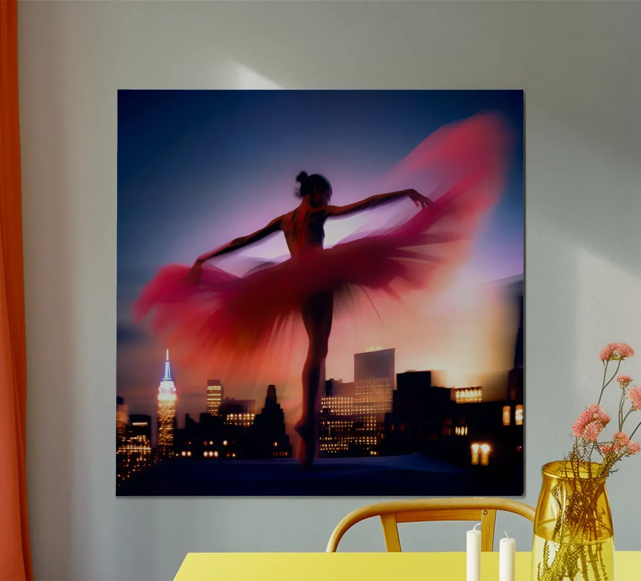 Ballare sui tetti poster da ICONICA Art Studio