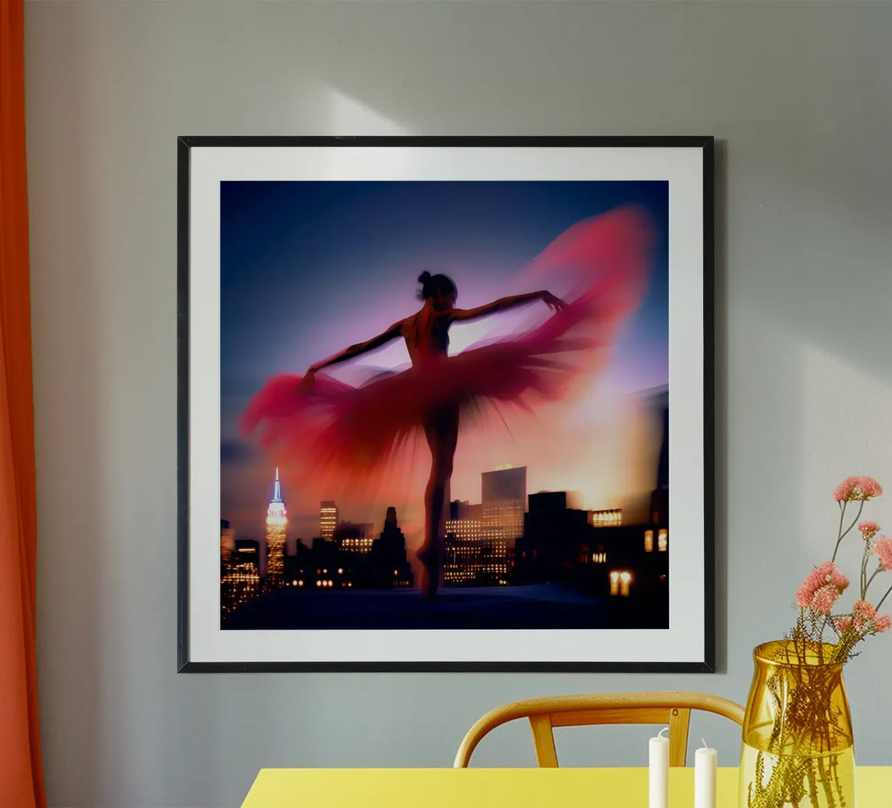 Ballare sui tetti poster da ICONICA Art Studio