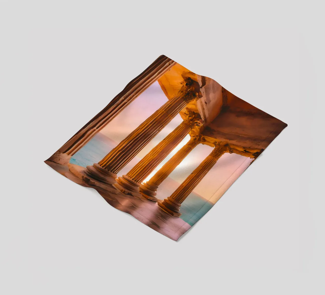 Sunset Column coperta in pile da ICONICA Art Studio