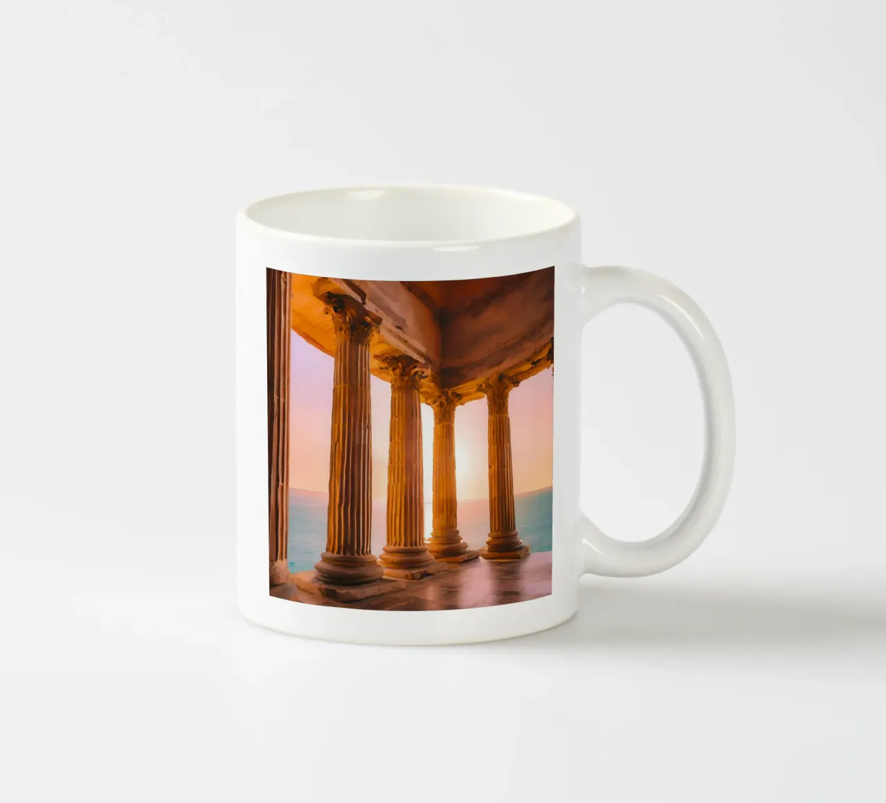 Sunset Column tazza in ceramica da ICONICA Art Studio
