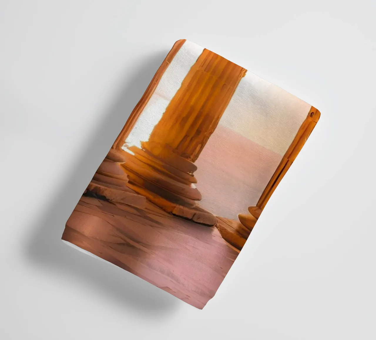 Sunset Column asciugamano da bagno da ICONICA Art Studio