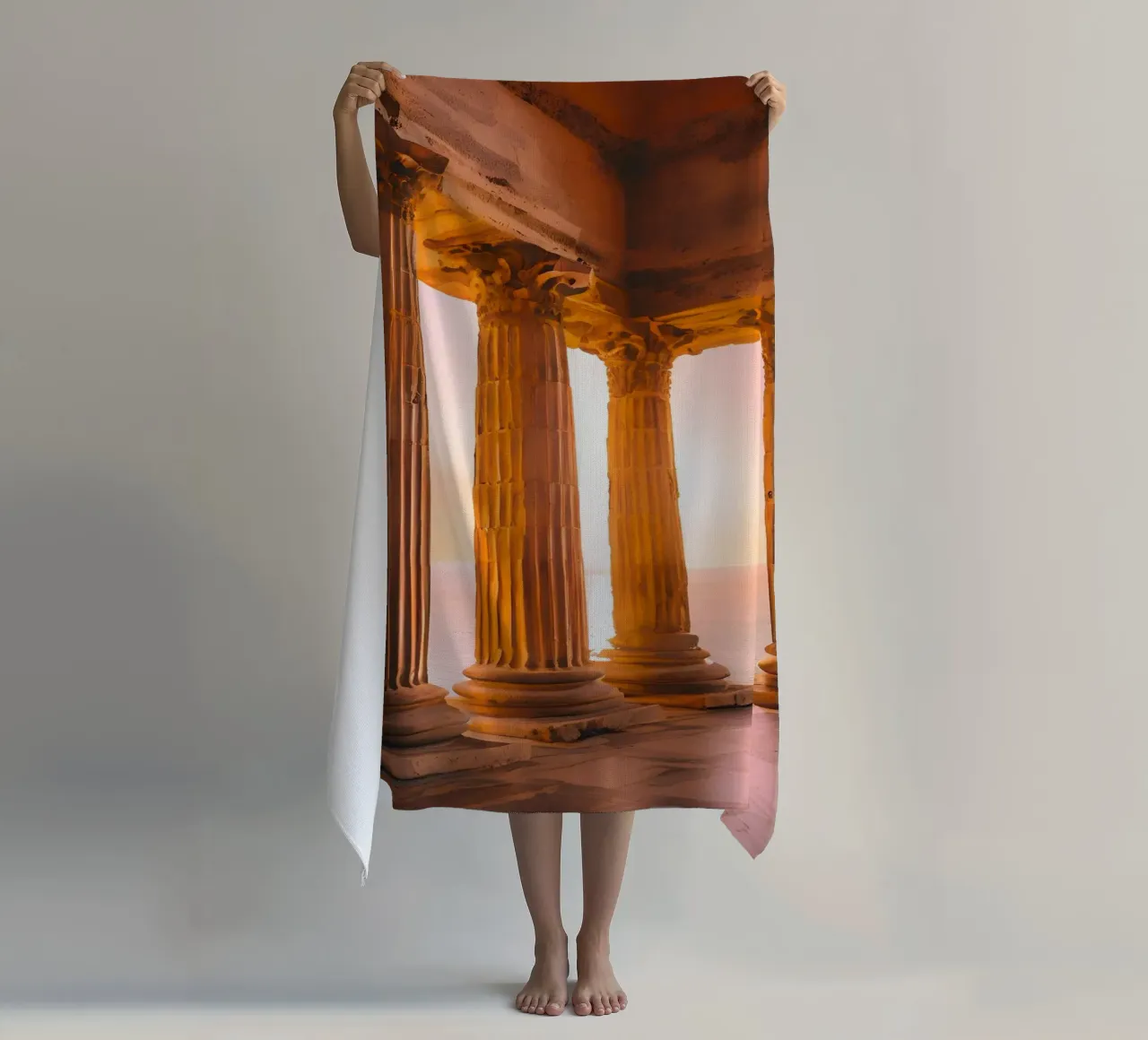 Sunset Column telo mare da ICONICA Art Studio