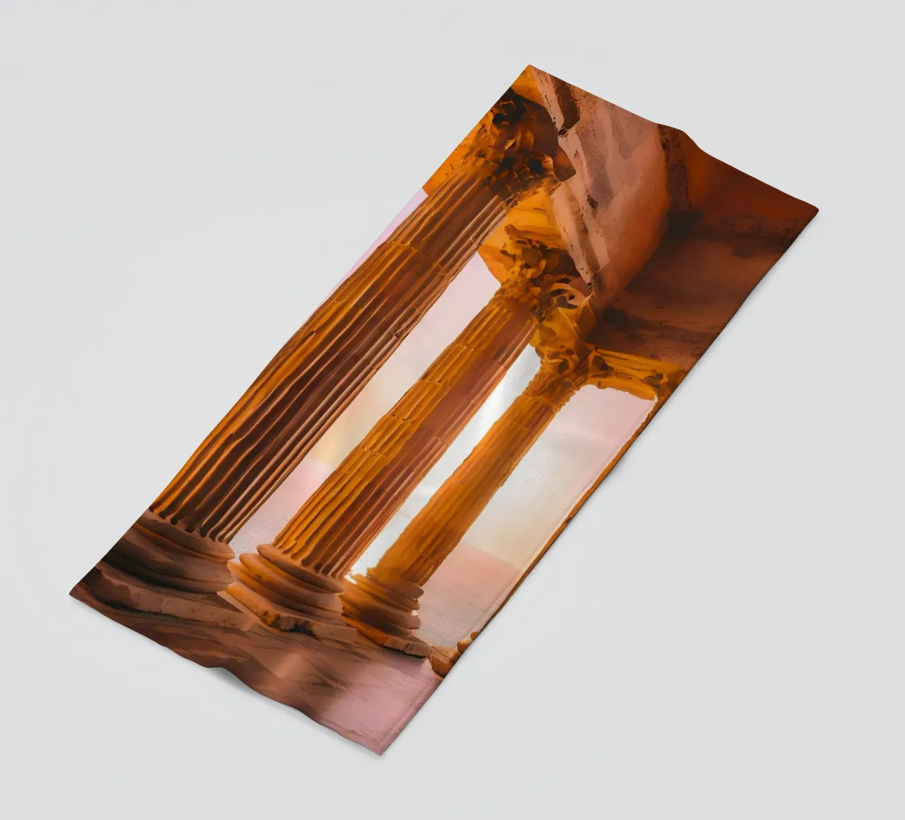 Sunset Column telo mare da ICONICA Art Studio