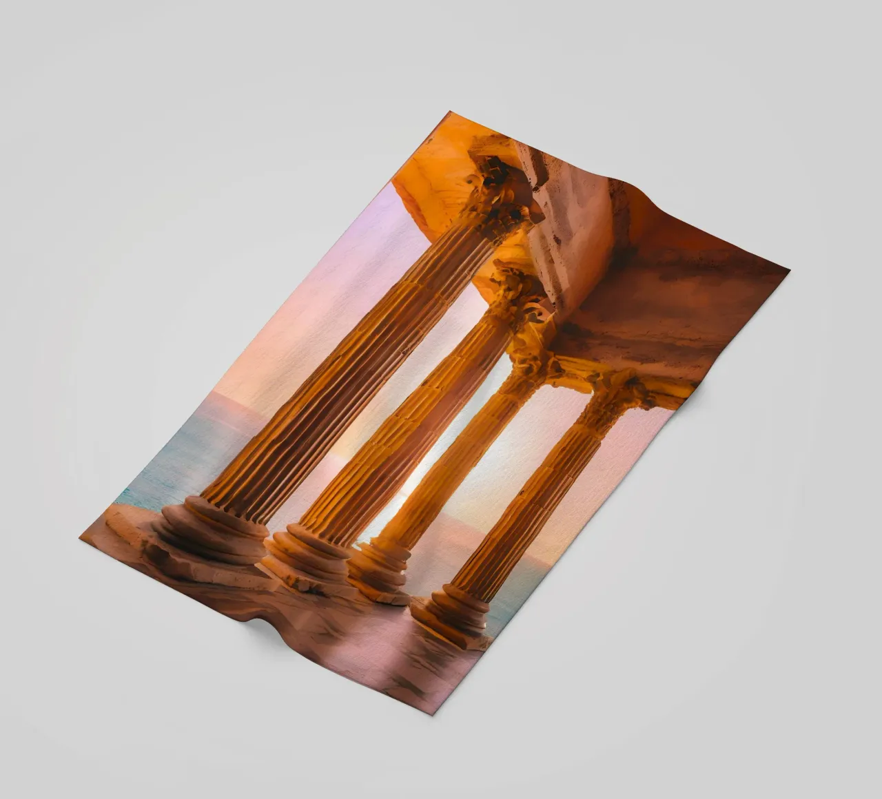 Sunset Column telo mare da ICONICA Art Studio