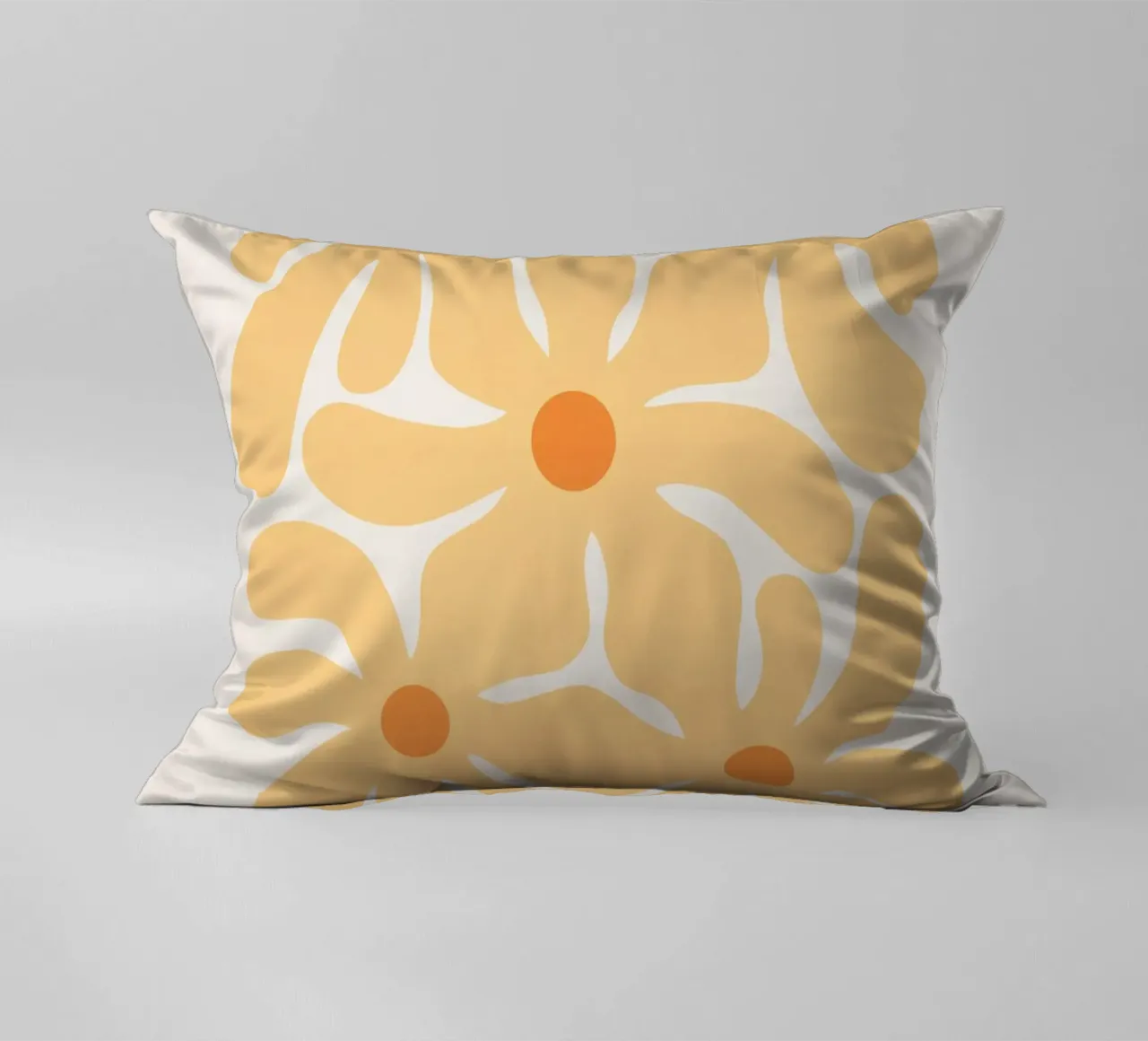 Fiori Groovy anni '70 cuscino da Asha Designs