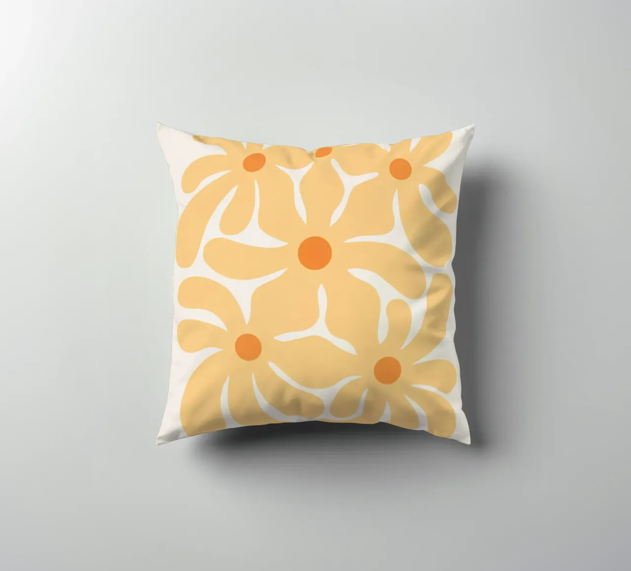 Fiori Groovy anni '70 cuscino da Asha Designs