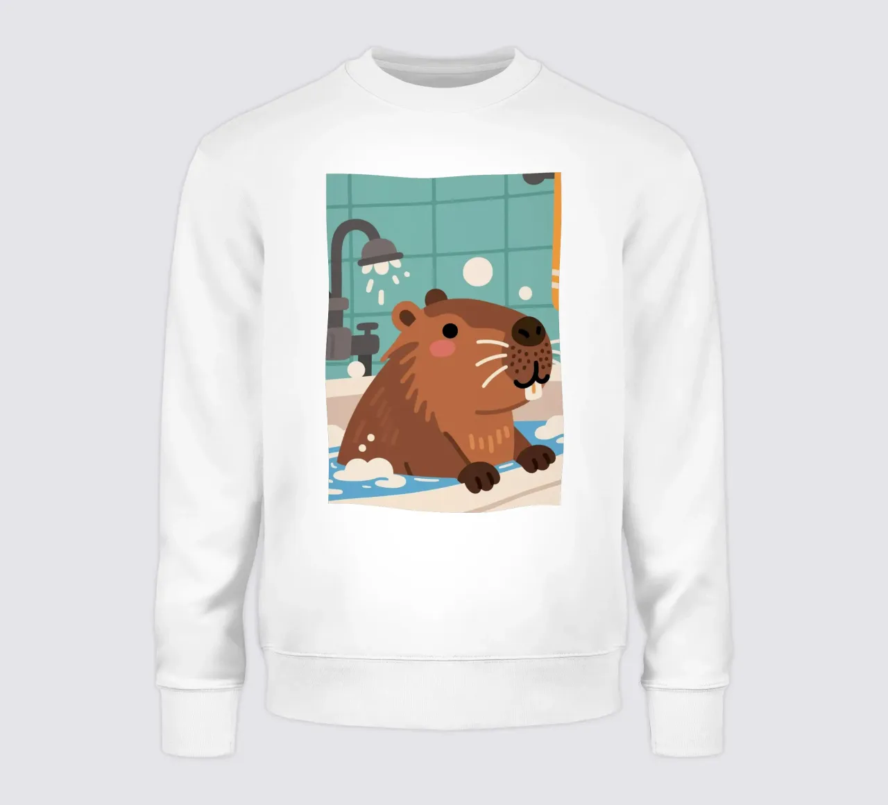 Vasca da bagno Capybara felpa da knowledge
