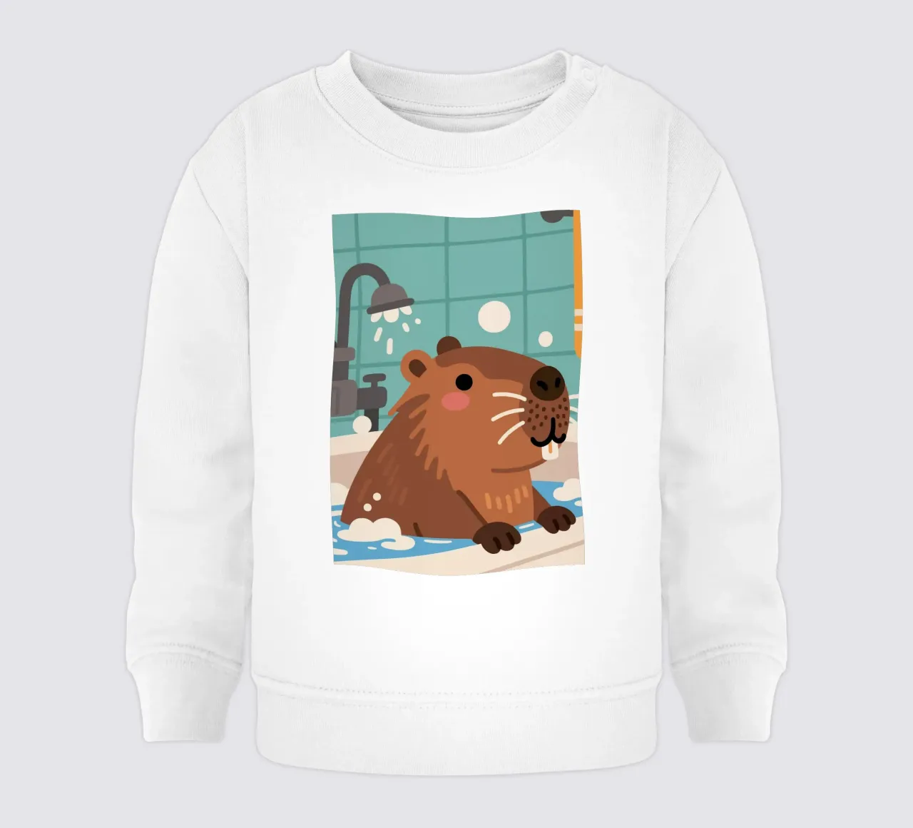 Vasca da bagno Capybara felpa neonato da knowledge