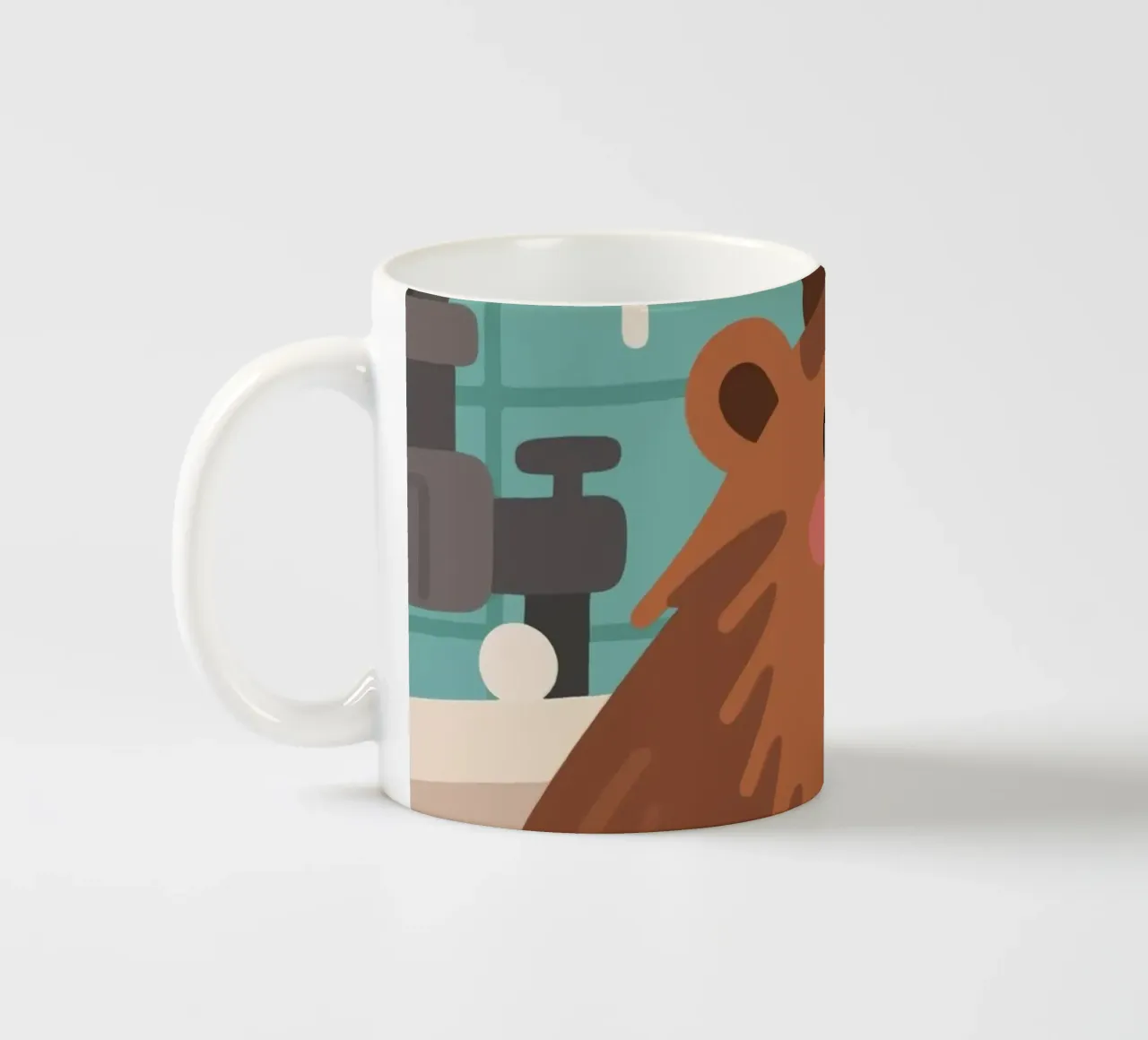 Vasca da bagno Capybara tazza in ceramica da knowledge