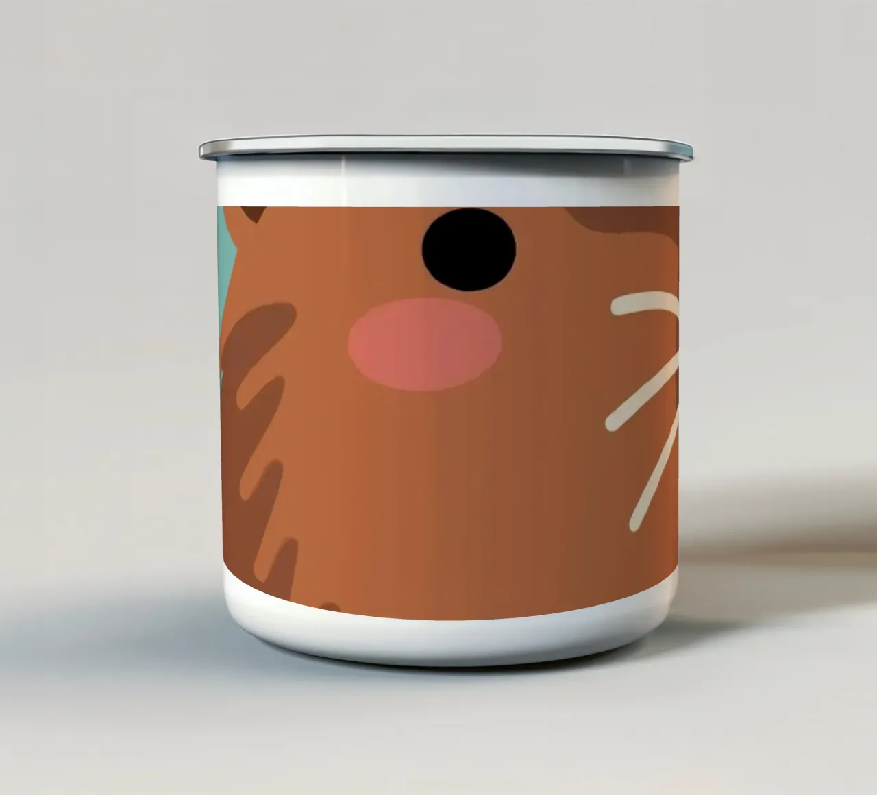 Vasca da bagno Capybara tazza in smalto da knowledge