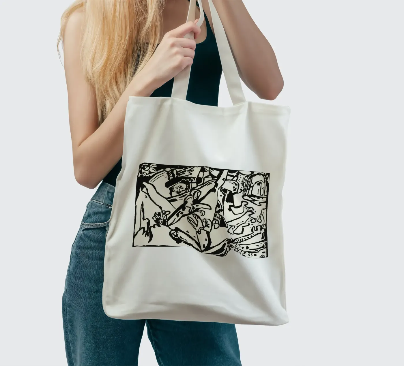 Composition 2 tote bag by vintageshop