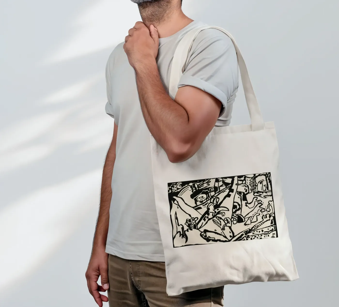 Composition 2 tote bag by vintageshop
