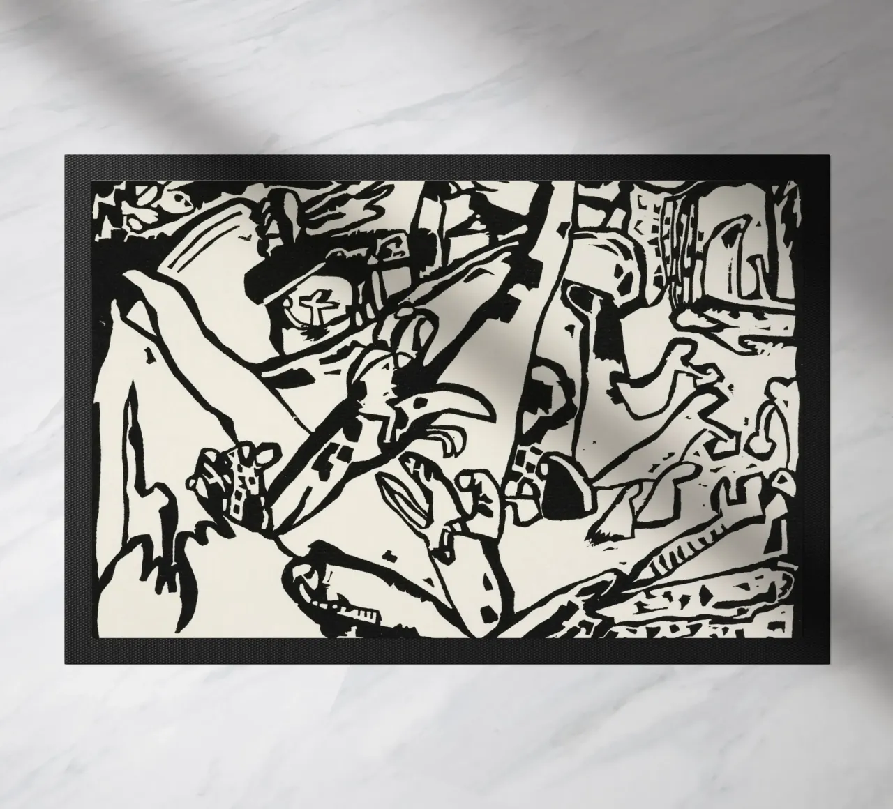 Composition 2 doormat by vintageshop