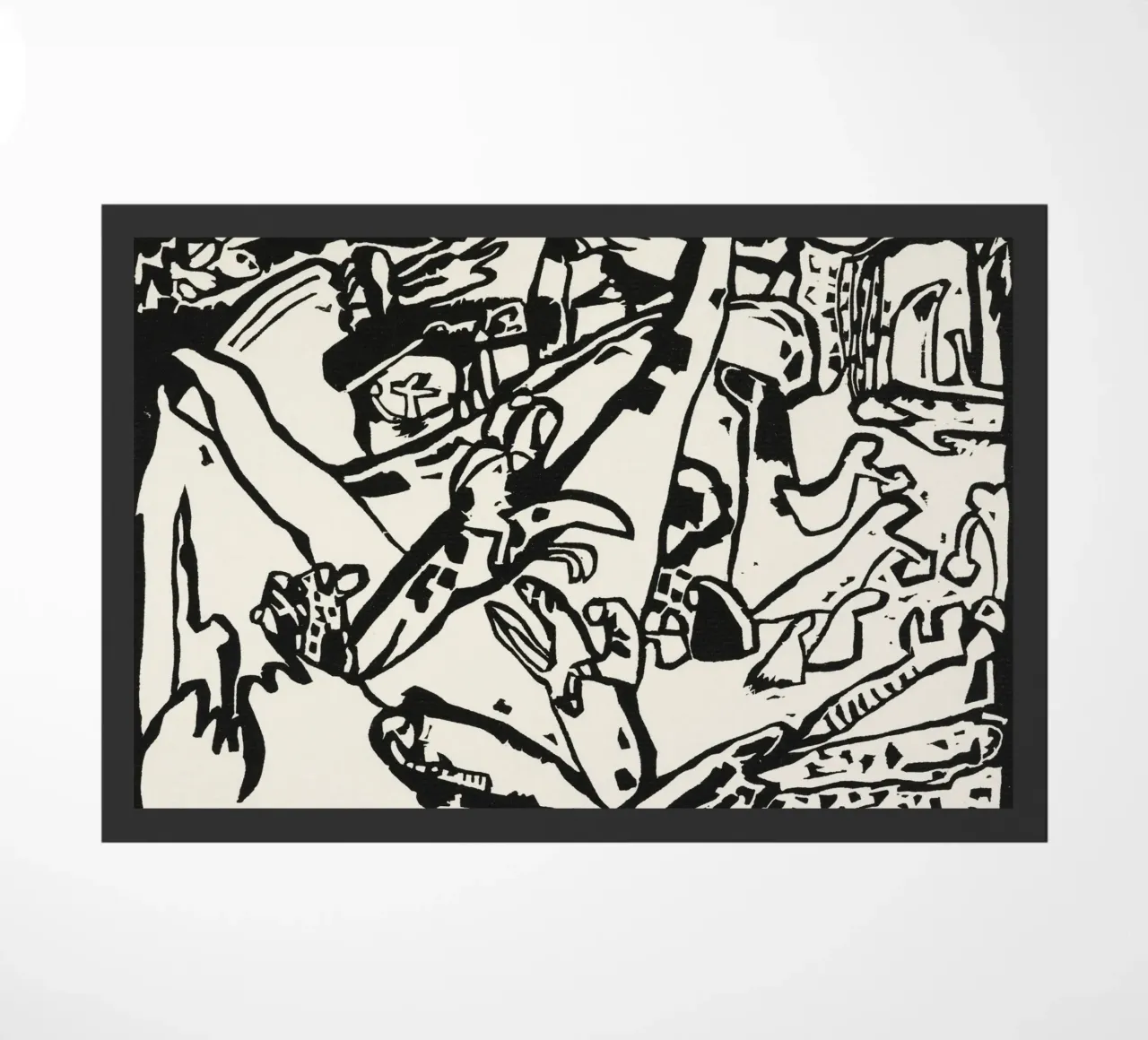 Composition 2 doormat by vintageshop