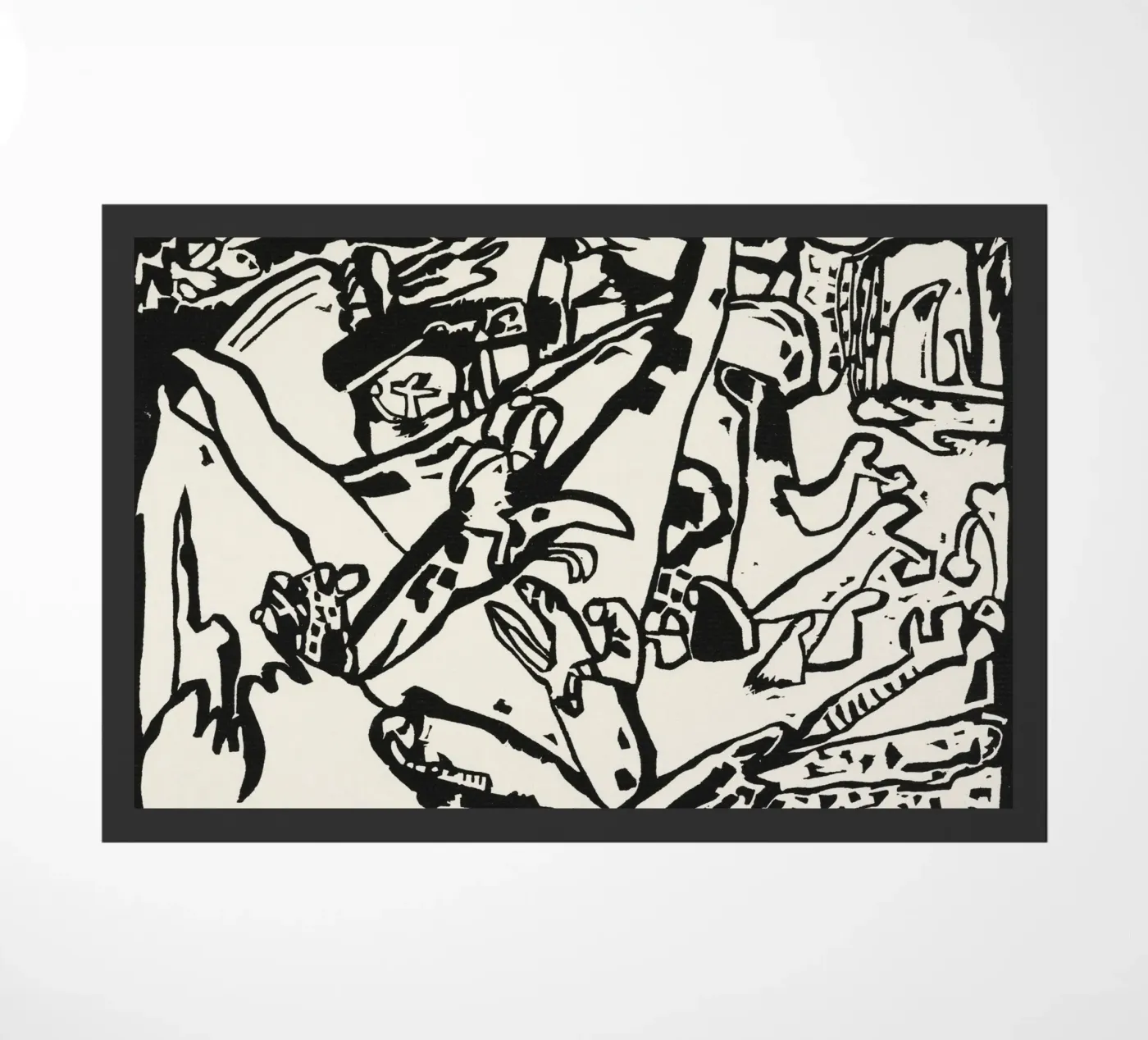 Composition 2 doormat by vintageshop