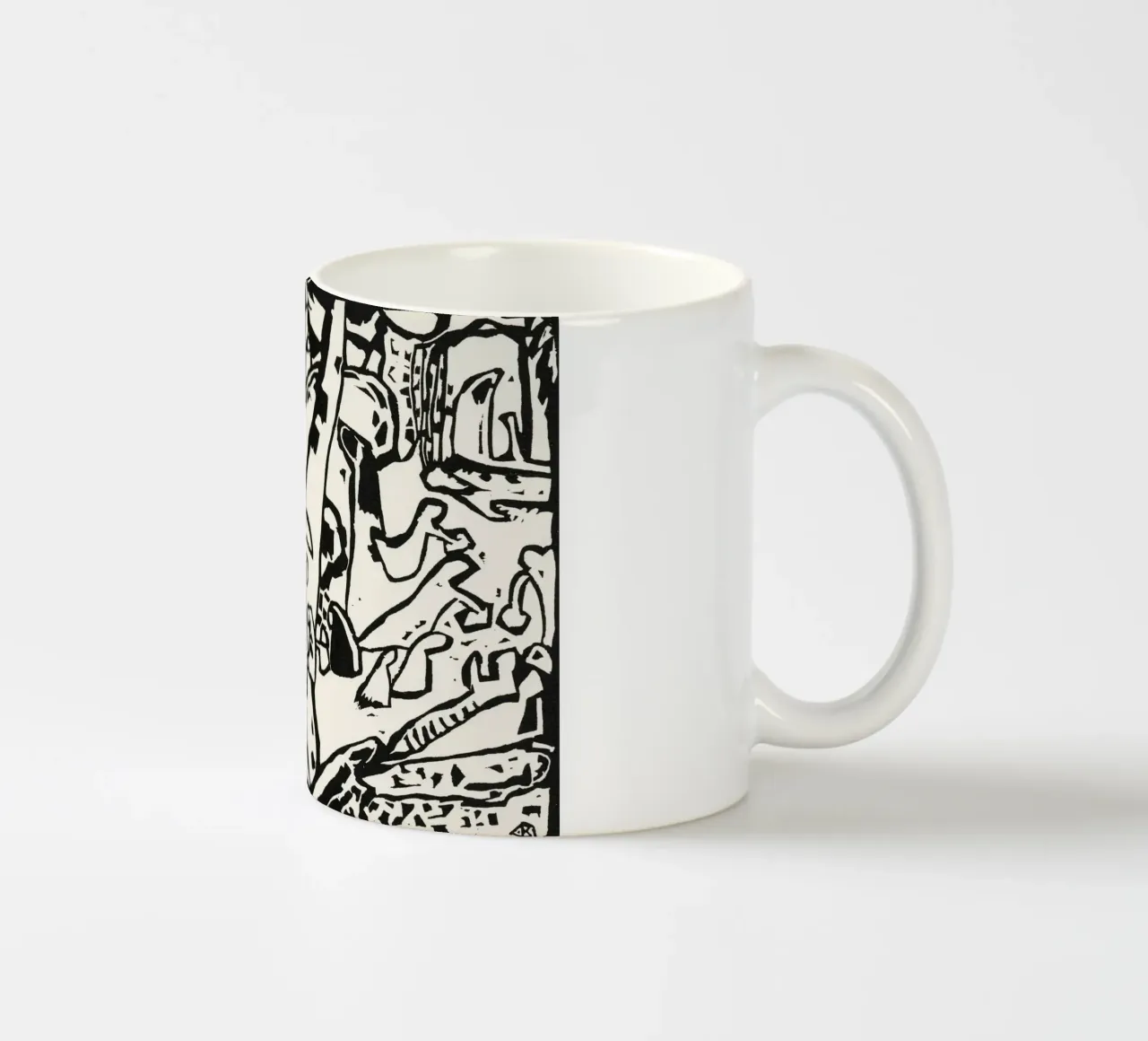 Composition 2 ceramic mug by vintageshop