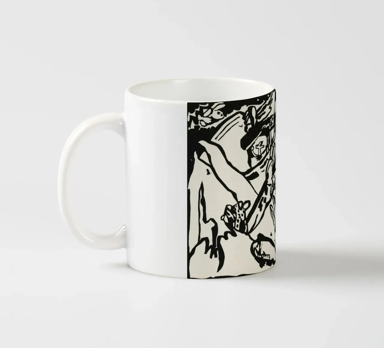 Composition 2 ceramic mug by vintageshop