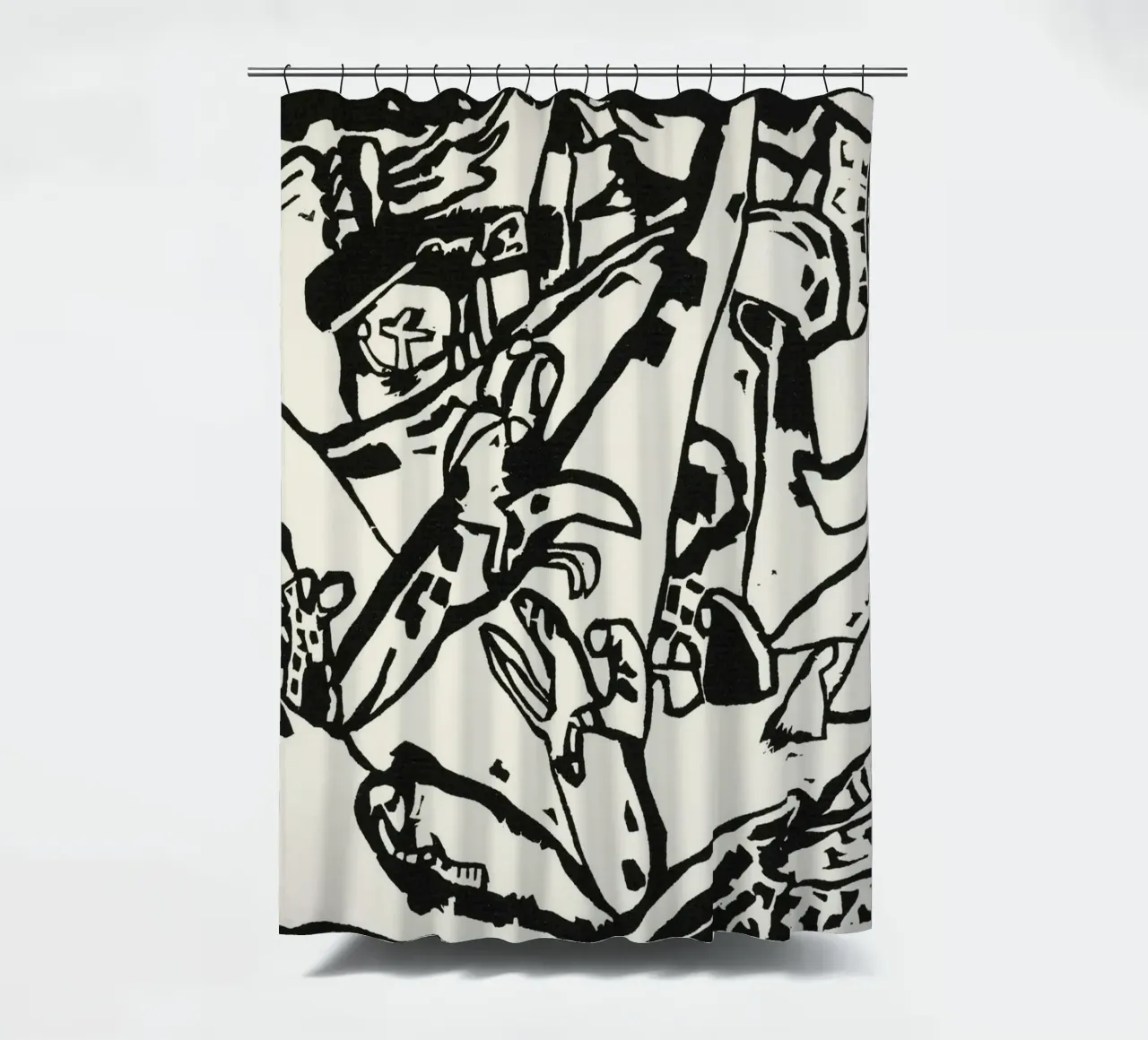 Composition 2 Duschvorhang von vintageshop