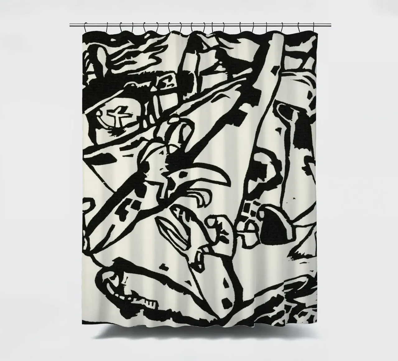 Composition 2 Duschvorhang von vintageshop