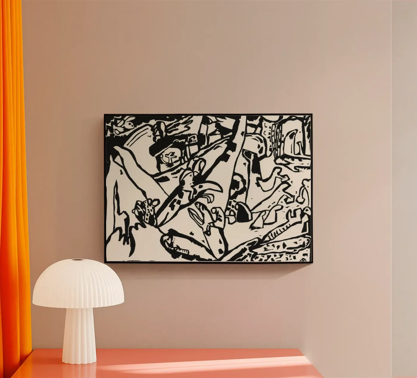 Composition 2 acryl van vintageshop